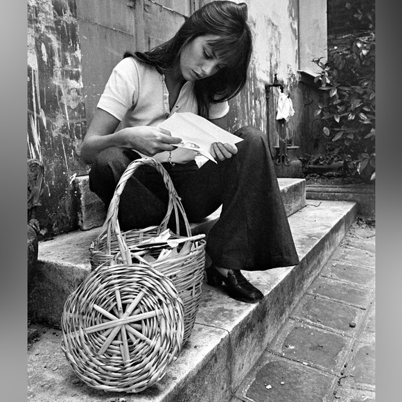 Jane Burkin Basket Purse Woven Basket Bag - Picture 7 of 7